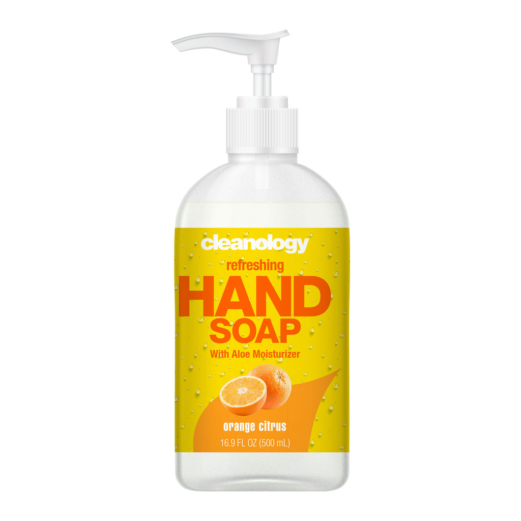 Hand Soap (ORANGE) 16.9 FL OZ (500 mL) – Cleanology Products